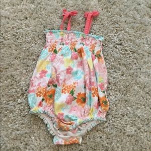 Burt’s Bees Baby Floral Romper